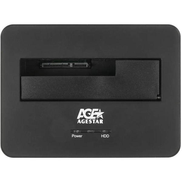 Бокс для накопителей 2.5" и 3.5" AgeStar 3UBT7 (серебристый)