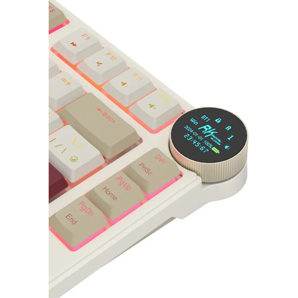 Клавиатура Royal Kludge N80 Rosy Clouds (RK Red)