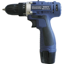 Дрель-шуруповерт аккумуляторная WATT WAS-12 Li-2 (1.012.027.12) с АКБ