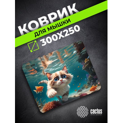 Коврик для мыши Cactus Fish Cat CS-MPC-D15M