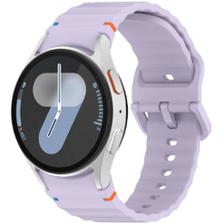 Ремешок Bingo Wave Stitching для SAMSUNG Galaxy Watch 4/5/6/7/FE (фиолетовый)