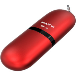 USB флеш Maxvi SF 64GB FD64GBUSB20C10SF (красный)