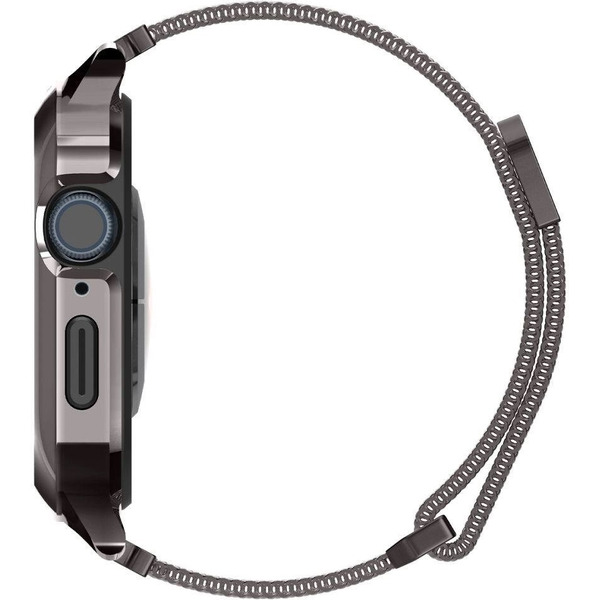 Ремешок с чехлом SPIGEN METAL FIT PRO для APPLE WATCH GRAPHITE ACS04585