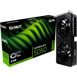 Видеокарта Palit GeForce RTX 5050 Dual OC NE65050S19P1-GB2070D