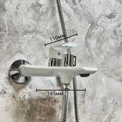 Смеситель Haiba HB60505-8 (белый/хром)