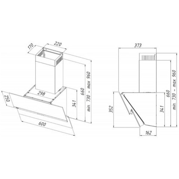 Вытяжка Akpo Balance Eco WK-4 (черный)