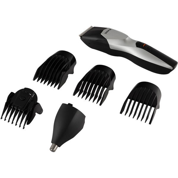 Машинка для стрижки волос Polaris PHC 1201R (черный/серебряный)