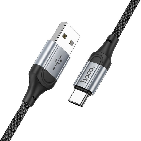 Кабель Hoco X102 USB Type-A - USB Type-C (1 м, черный)