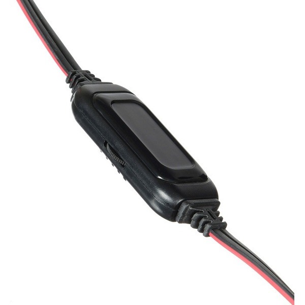 Наушники Oklick HS-L200 (черный/красный)