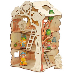 Сборная игрушка Woody Дом-дерево для Лешиков 00730