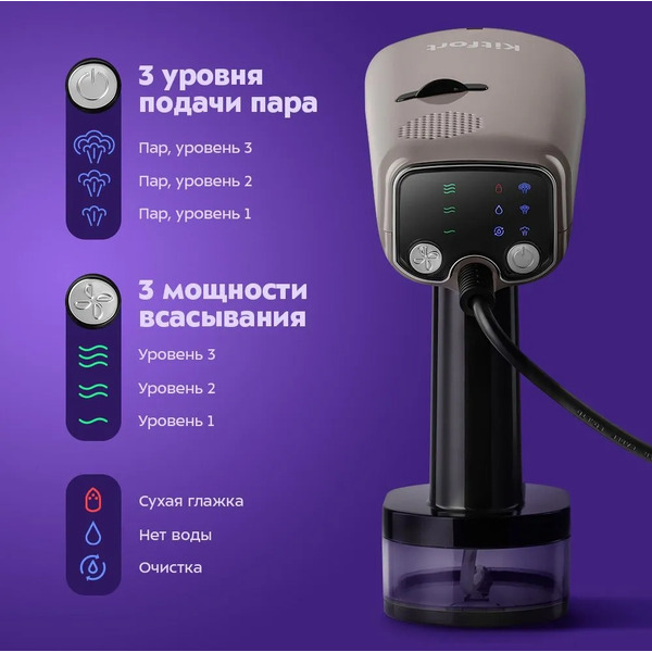 Вакуумный отпариватель Kitfort КТ-9376