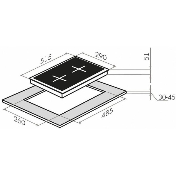 Варочная панель MAUNFELD EGHG.32.1CW/G