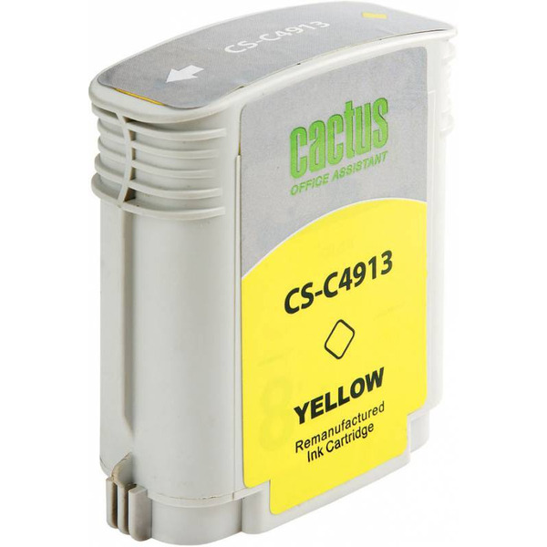 Картридж струйный Cactus CS-C4913 №82 (желтый)