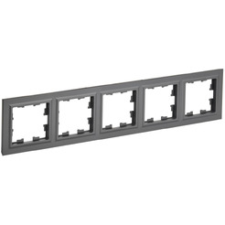 Рамка IEK Brite РУ-5-БрГ