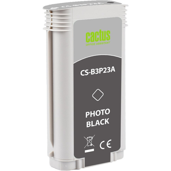 Картридж струйный Cactus CS-B3P23A №727 (фото черный)