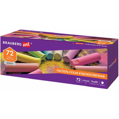 Пастель сухая художественная BRAUBERG ART DEBUT 181463 (72 цв)