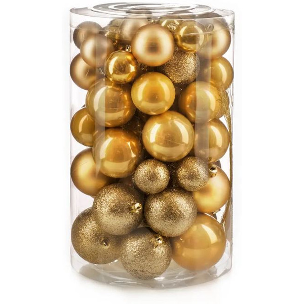 Набор новогодних шаров Ausini B8033GD