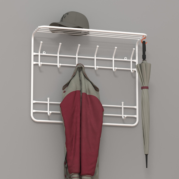 Вешалка ЗМИ 2х ярусная 80 ВСП9Б