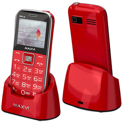 Мобильный телефон Maxvi B6ds up +ЗУ WC-112 (красный)
