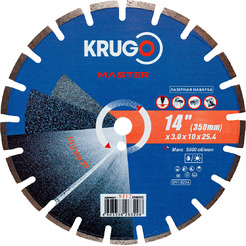 Отрезной диск алмазный Krugo Master 81123500321