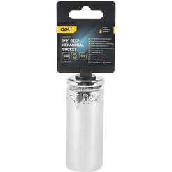 Головка торцевая шестигранная Deli EDQ4324