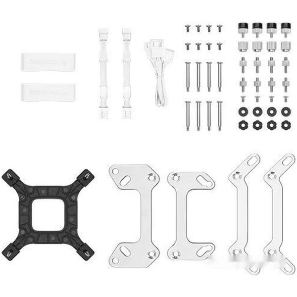 Жидкостное охлаждение для процессора DeepCool LT520 WH R-LT520-WHAMNF-G-1