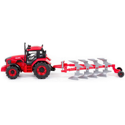 Трактор Полесье BELARUS с плугом 91338