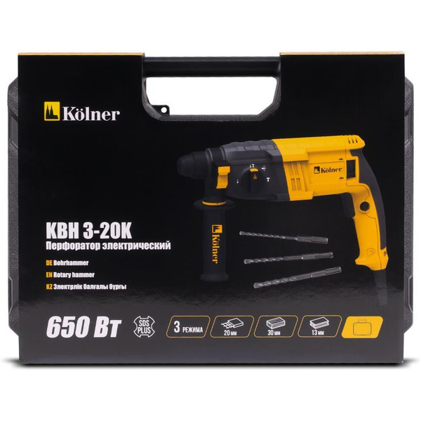 Перфоратор KOLNER KBH 3-20K