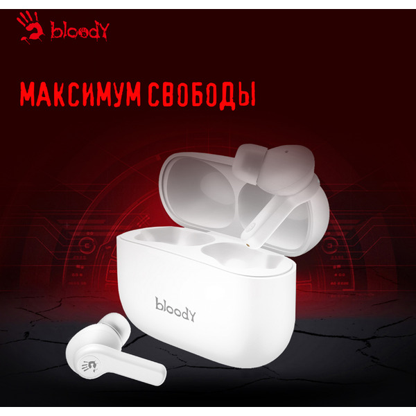 Наушники A4Tech Bloody M30 белый