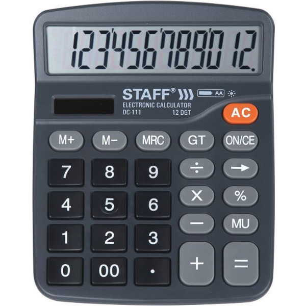 Калькулятор Staff Plus DC-111 250427