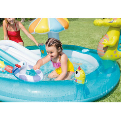 Надувной бассейн Intex Крокодил 57165NP