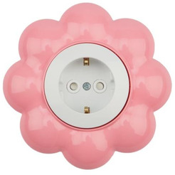 Розетка KRANZ HAPPY Цветок KR-78-0625