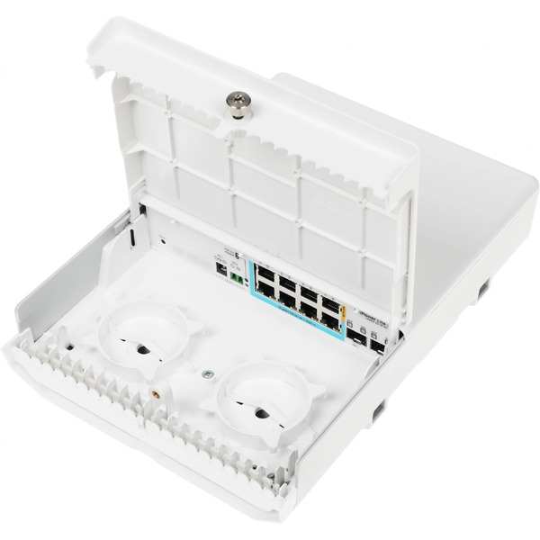 Коммутатор MikroTik CSS610-1GI-7R-2S+OUT