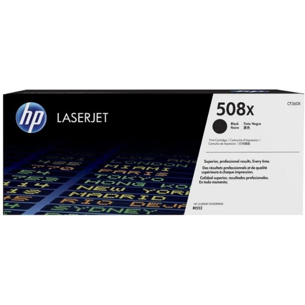 Катридж HP 508X (CF360X) для HP LaserJet Enterprise M552