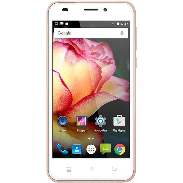 Смартфон TEXET TM-5017 Rose Gold
