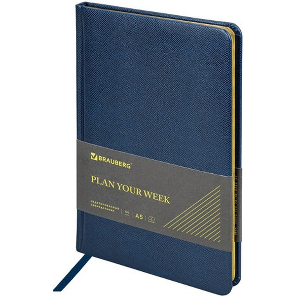 Еженедельник недатированный BRAUBERG Iguana 114476