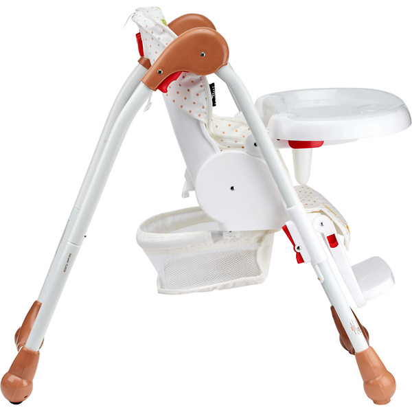 Стульчик для кормления Lorelli Oliver White Beige Giraffe