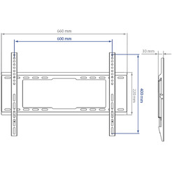 Кронштейн Kromax IDEAL-101 (черный)