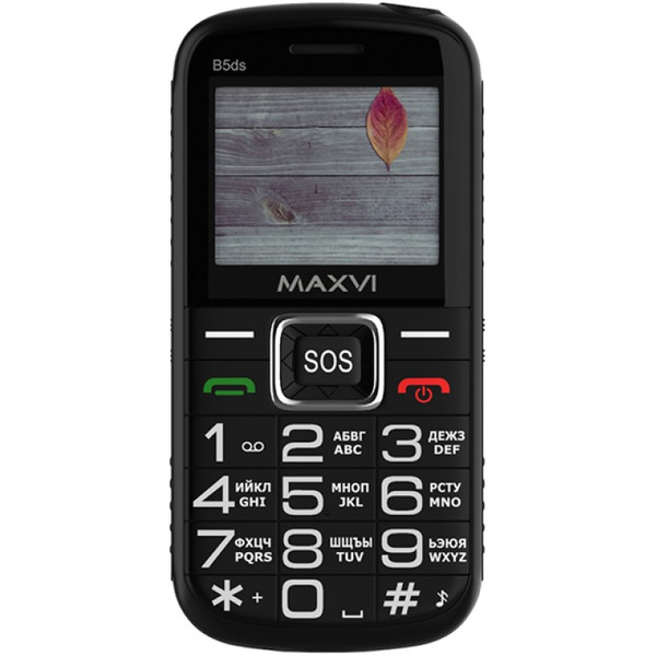Мобильный телефон Maxvi B5ds (черный)