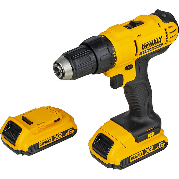 Дрель-шуруповерт DeWalt DCD771D2 (с 2-мя АКБ 2 Ah)