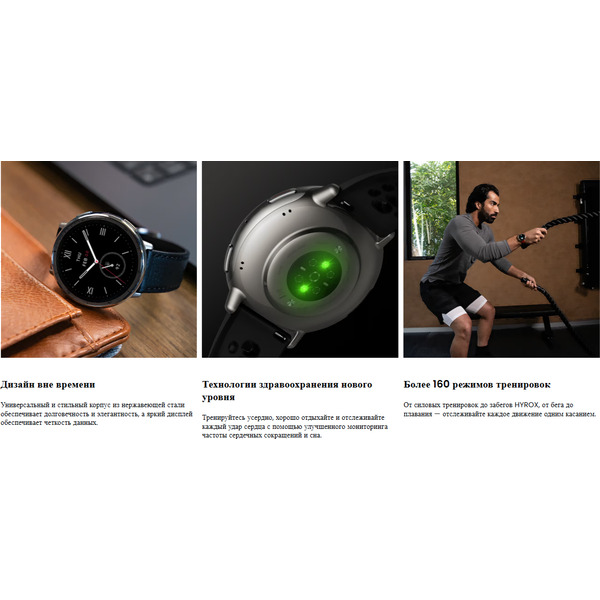 Умные часы Amazfit Active (A2211) черный