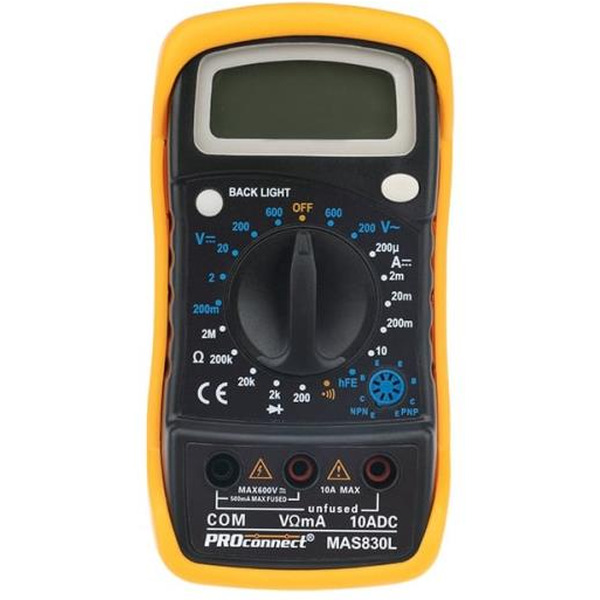 Портативный мультиметр PROconnect MAS830L (DT850L) 13-3021