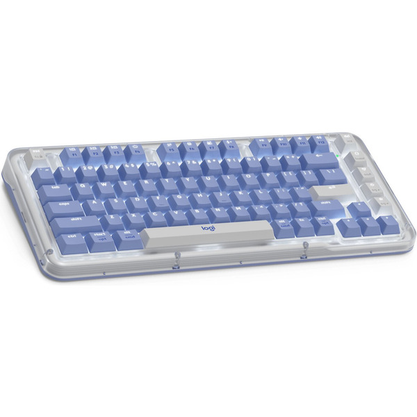 Клавиатура Logitech Alto Keys K75M 920-013301 (белый/синий, с гравировкой)