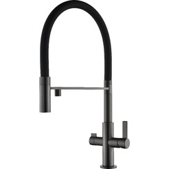 Смеситель для кухни ZorG SOIFOS PREMIUM BRASS PVD Gunblack
