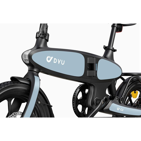 Электровелосипед DYU C2 250W (голубой)