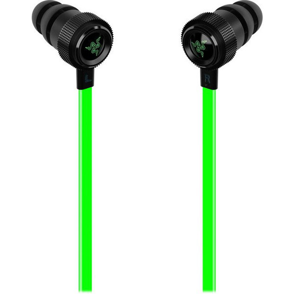 Наушники Razer Hammerhead V2 (RZ12-01730100-R3G1) черный/зеленый