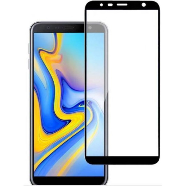 Защитное стекло CASE Full Glue для Samsung Galaxy J6+ (черный)