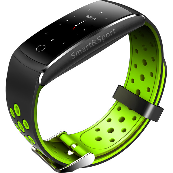 Фитнес-браслет SOVO SE12 (черный/зеленый)