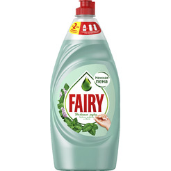 Средство для мытья посуды Fairy Нежные руки Чайное дерево и мята 1350 мл