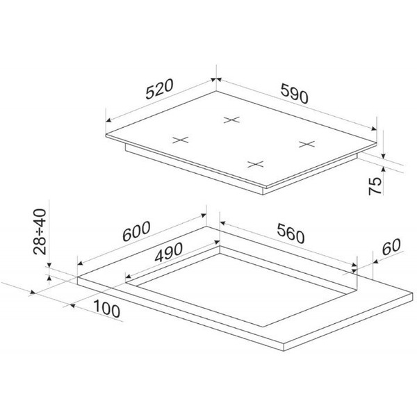 Варочная панель Hansa BHGW630502